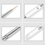 Nail Art White Brush