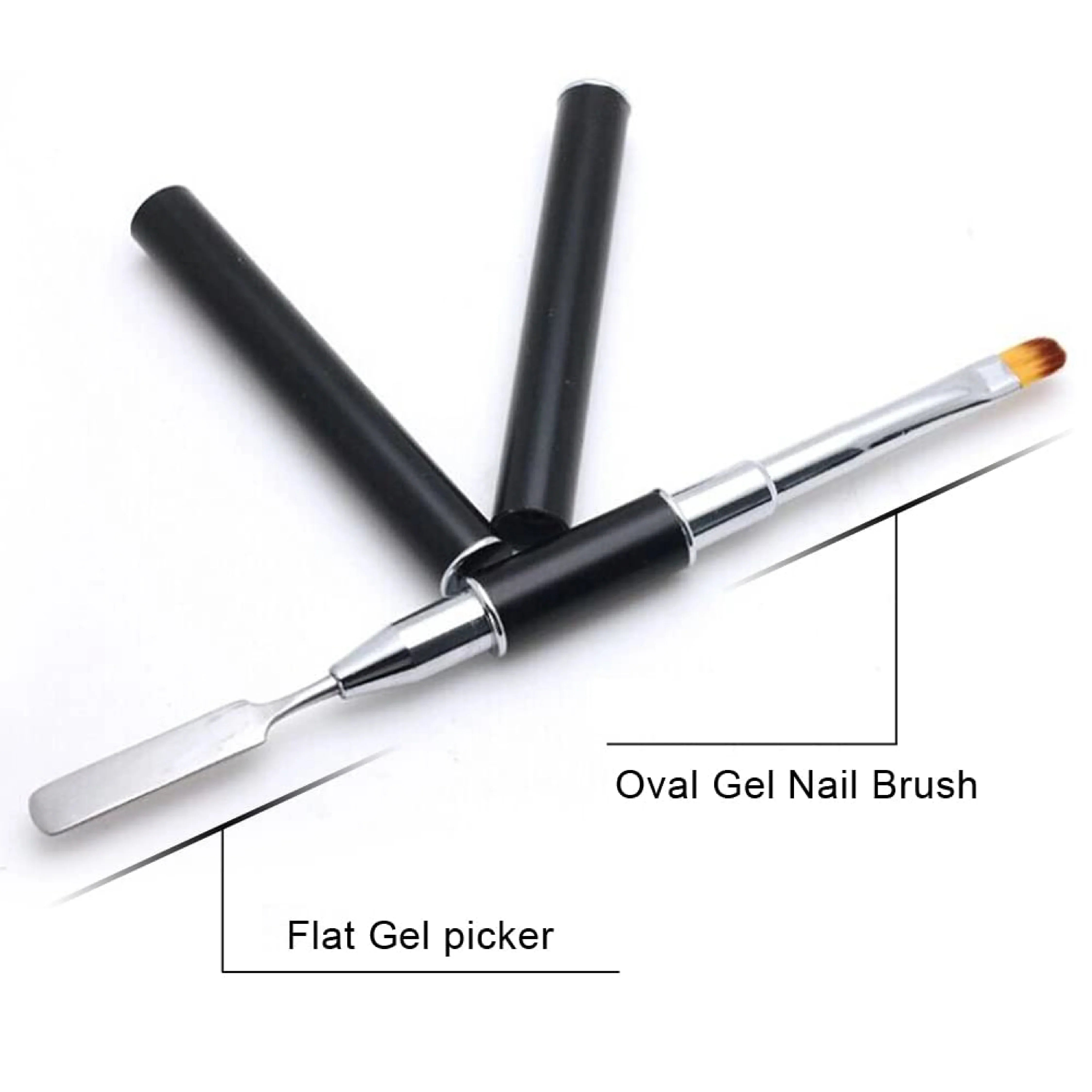2-in-1 Poly Gel Nail Art Brush - Shills Professional