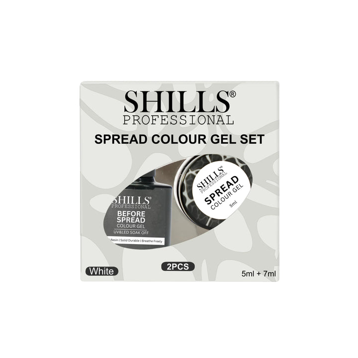 Spread Colour Gel Set (White) - Shills Professional