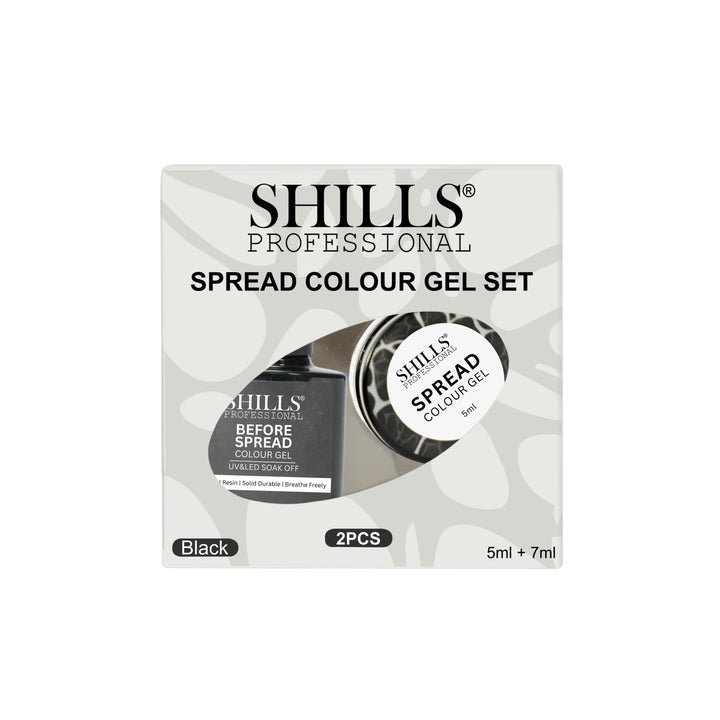 Spread Colour Gel Set (Black) - Shills Professional