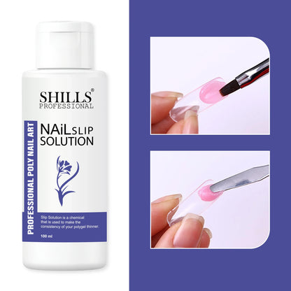 Poly Gel Slip Solution 100Ml - Shills Professional