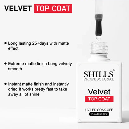 Velvet Top Coat - Shills Professional