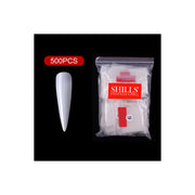 PKT 500pcs Stiletto Tips Natural