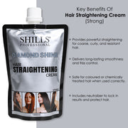 Diamond Shine Hair Straightening Cream (Strong)