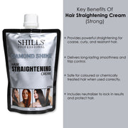 Diamond Shine Hair Straightening Cream (Strong)