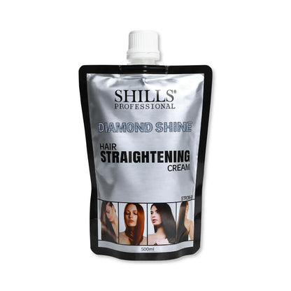 Diamond Shine Hair Straightening Cream (Strong) - Shills Professional