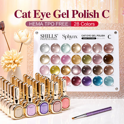 Sphynx Cat Eye Gel Polish Set C