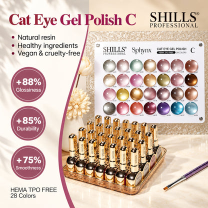 Sphynx Cat Eye Gel Polish Set C