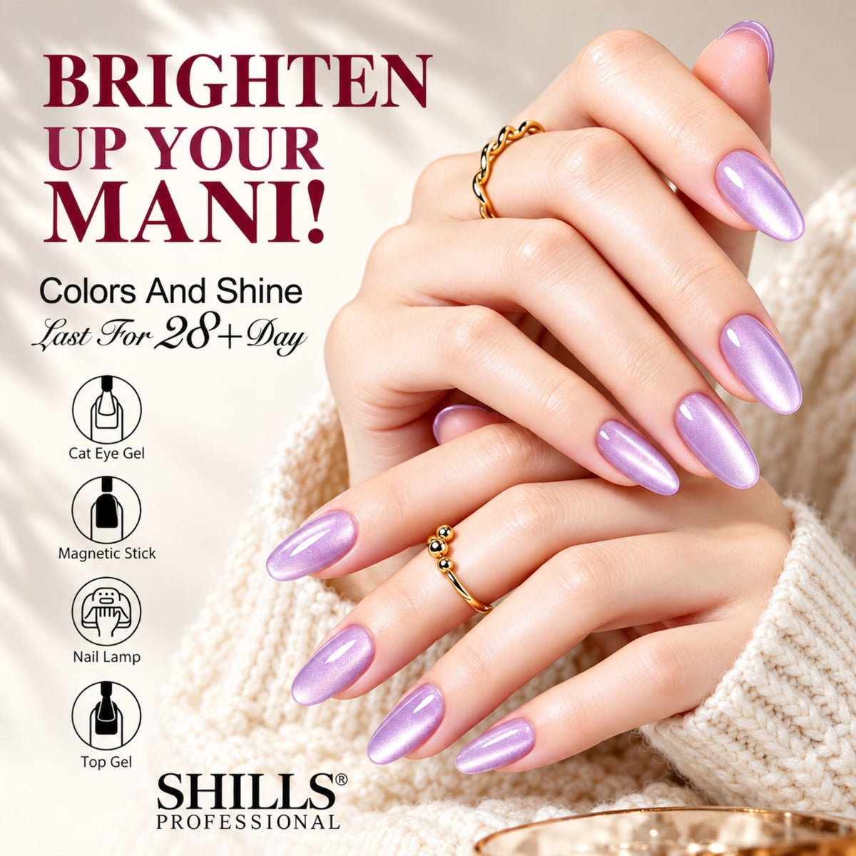 Sphynx Cat Eye Gel Polish Set C