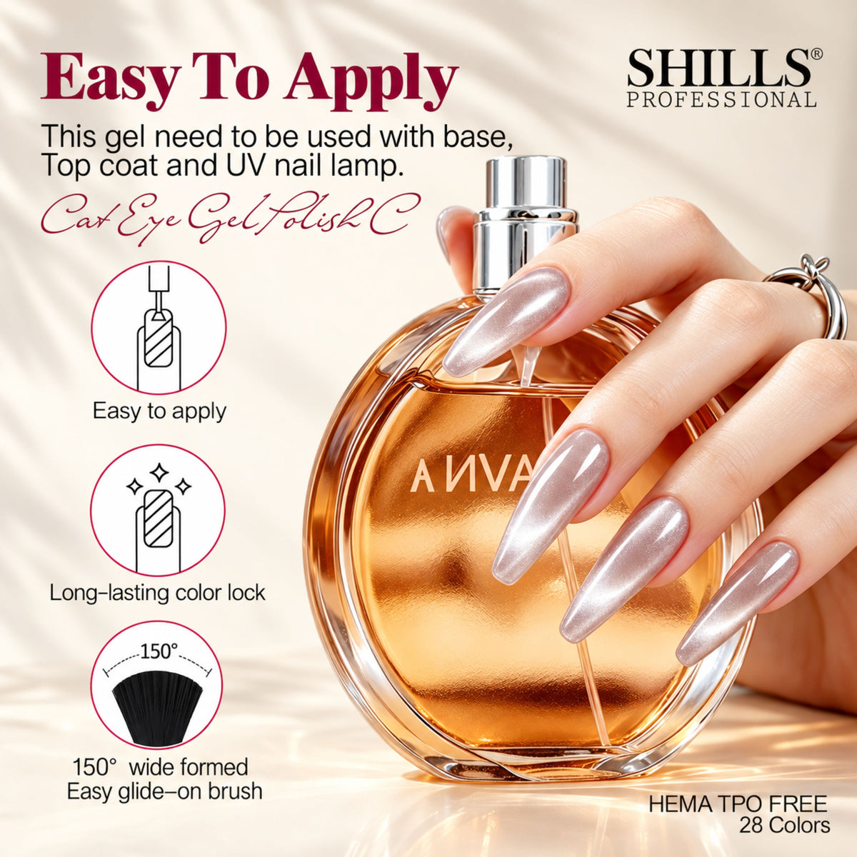 Sphynx Cat Eye Gel Polish Set C