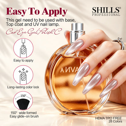 Sphynx Cat Eye Gel Polish Set C