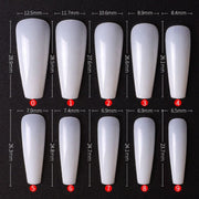 PKT 500pcs T-Shape Nail Tips Natural