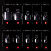 PKT 500pcs Toenails Tips Clear