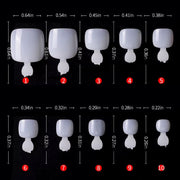 PKT 500pcs Toenails Tips Natural