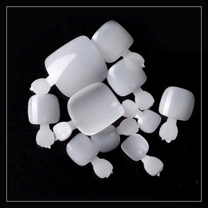 PKT 500pcs Toenails Tips Natural - Shills Professional