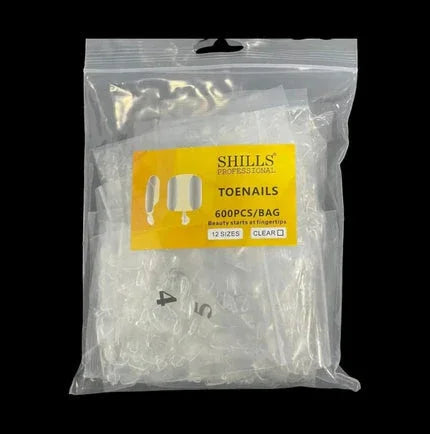 Toe nail Tips- Clear - Shills Professional