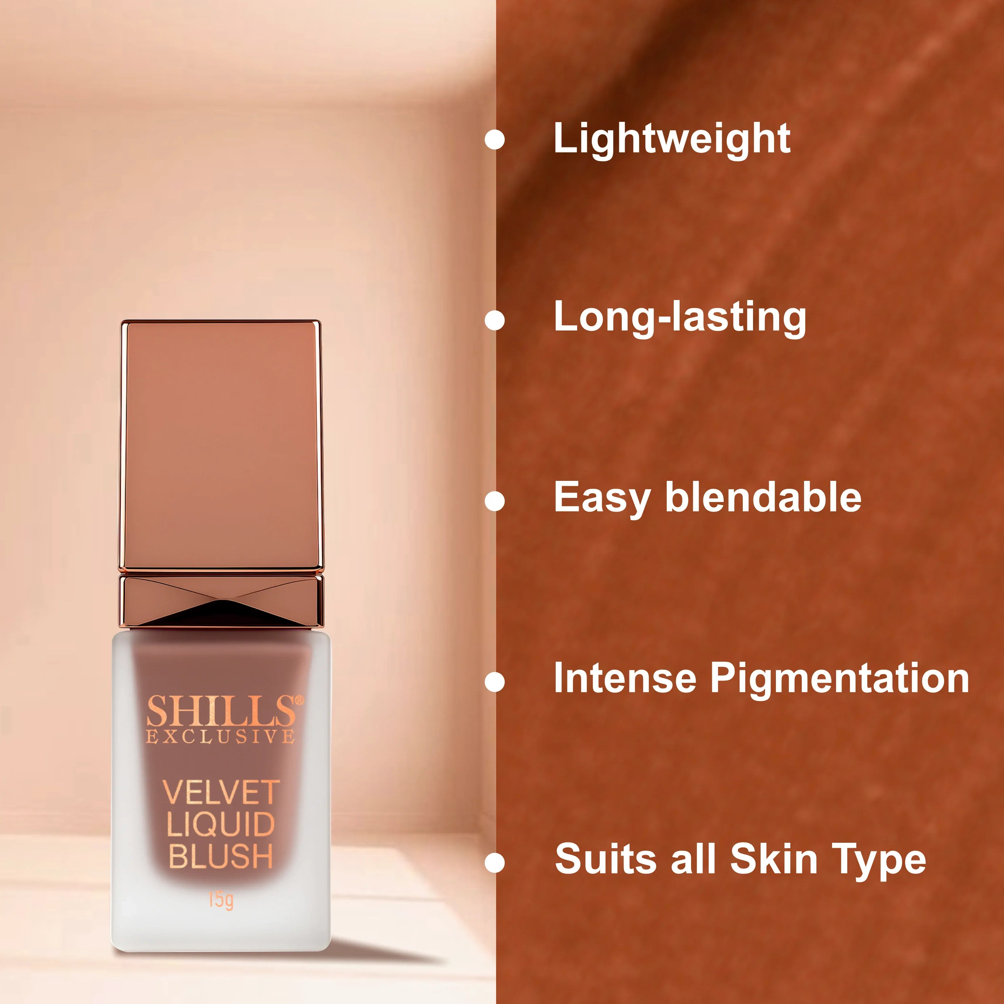Velvet Liquid Blusher - Shills Professional