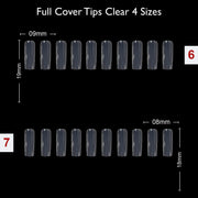 PKT 500pcs Nail Art Tips 4 Size