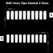 PKT 500pcs Nail Art Tips 4 Size