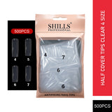 PKT 500pcs Nail Art Tips 4 Size