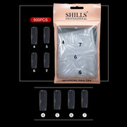 PKT 500pcs Nail Art Tips 4 Size