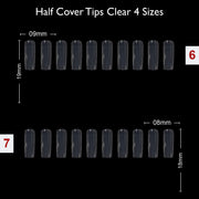 PKT 500pcs Nail Art Tips 4 Size