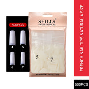 PKT 500pcs Nail Art Tips 4 Size