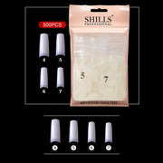 PKT 500pcs Nail Art Tips 4 Size