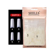 PKT 500pcs Nail Art Tips 4 Size