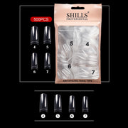 PKT 500pcs Nail Art Tips 4 Size