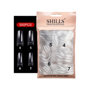 PKT 500pcs Nail Art Tips 4 Size