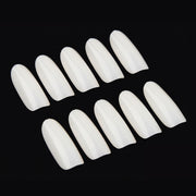 PKT 500pcs Oval Shape Nail Tips Natural