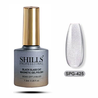 Black Glass Cat Magnetic Gel Polish