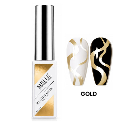 SHILLS PROFESSIONAL UV/LED Metallic Liner Gel Polish 15ml
