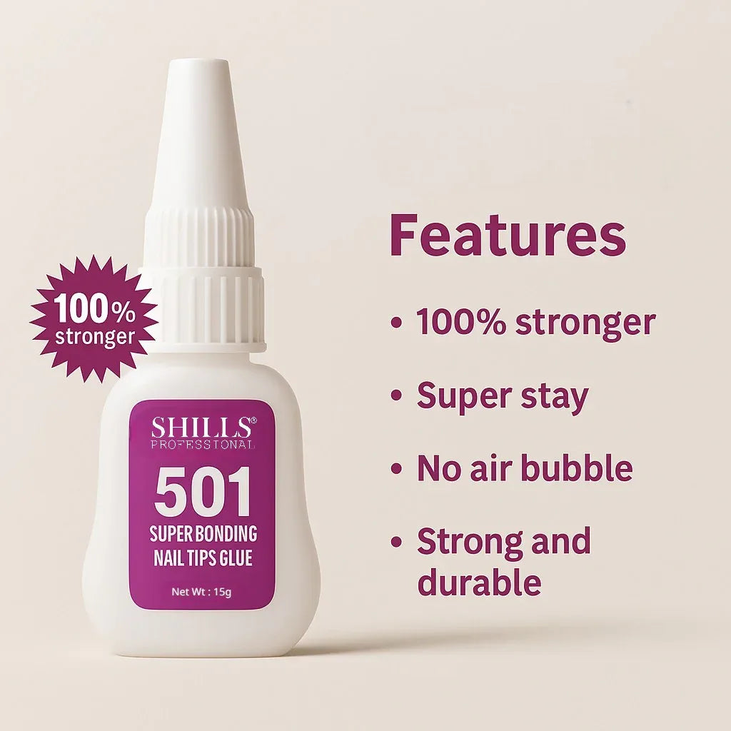 Super Bonding Nail Tips Glue - Shills Professional