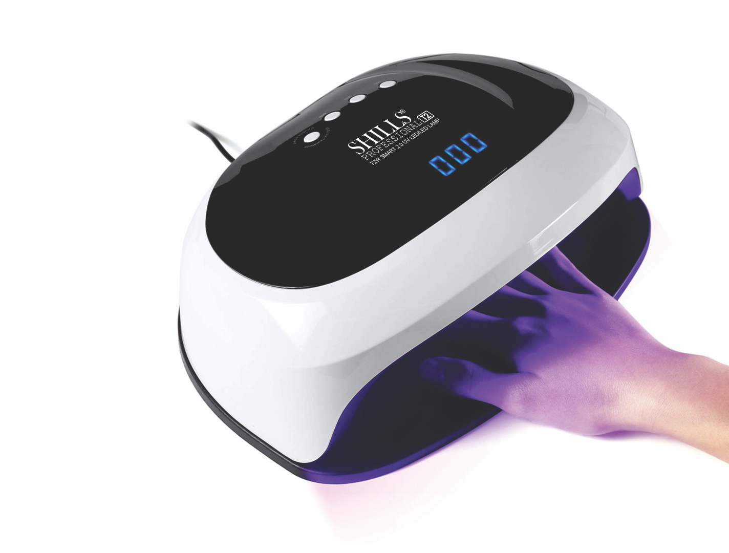 Amazon.com: WEVILI UV LED Nail Lamp 72W, Faster Gel Polish Nail Dryer,Professional  Gel UV Light for Nails with 3 Timers & Auto Sensor, Gel Polish Light Nail  Curing Lamp with LCD Screen